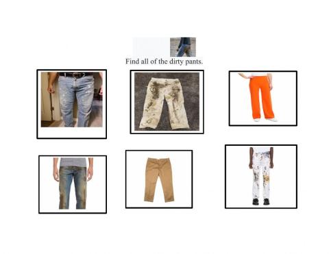 Select dirty pants