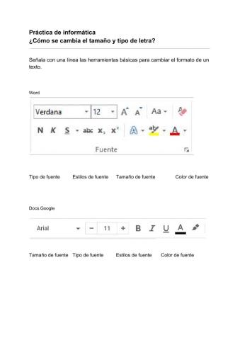 Herramientas de formato
