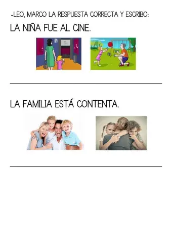 Comprensión lectora mayúsculas