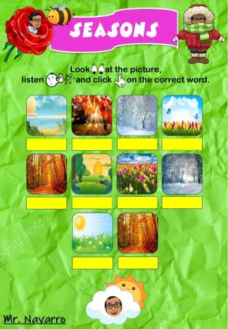 Seasons (Look, listen and click)