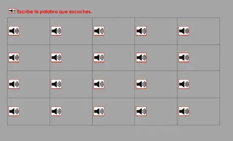 Dictado de palabras: MPSLT 2