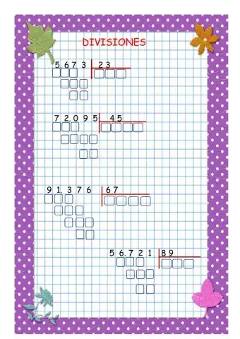 Divisiones por dos cifras