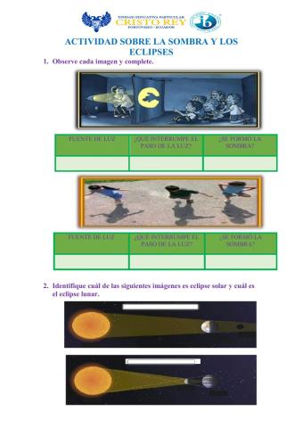 La sombra y los eclipses