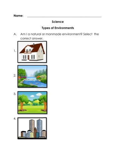 Types of Environments