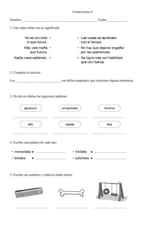 examen lengua tema 4