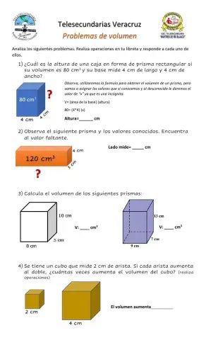 Problemas de volumen