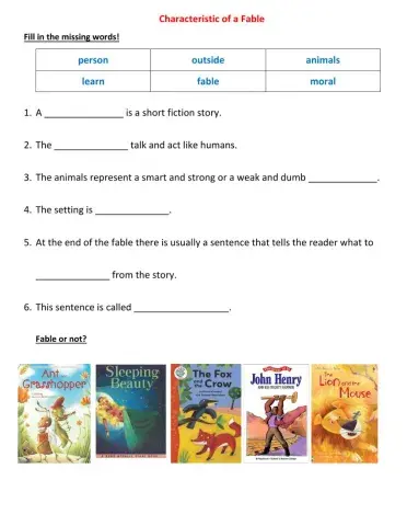 Characteristics of Fables