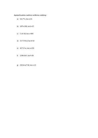 Raidinio reiškinio reikšmės