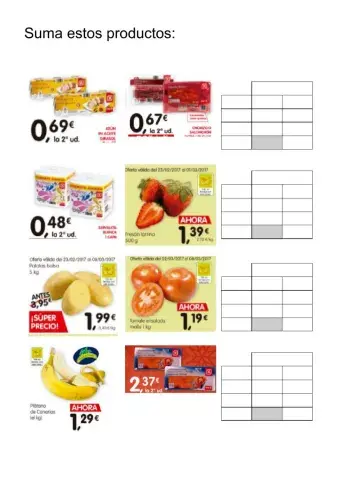 Sumas con decimales ABN