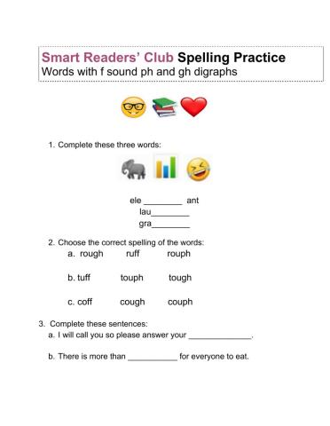 F Sound Digraph Ph Gh