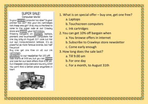 Reading Comprehention