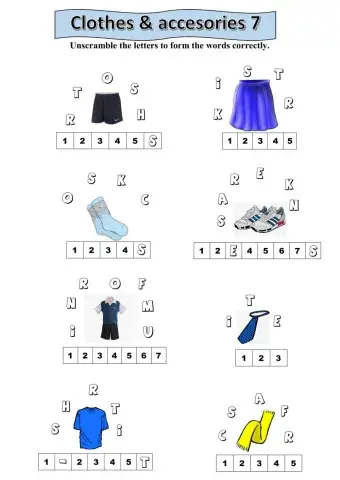 Clothes and accesories 7