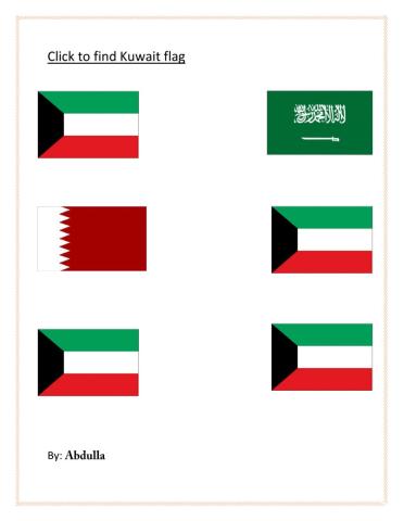 Identify Kuwait flag