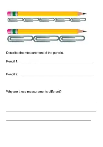 Comparing non-standard units