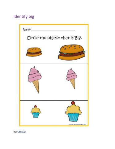 Identify big