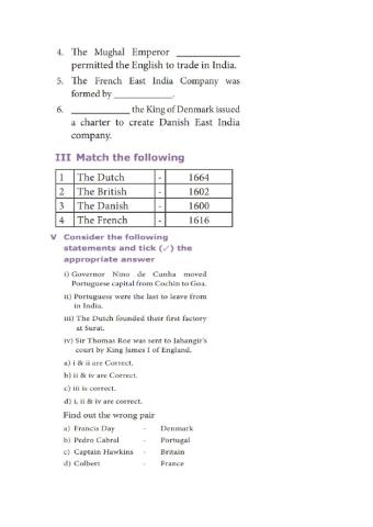 Advent of the Europeans