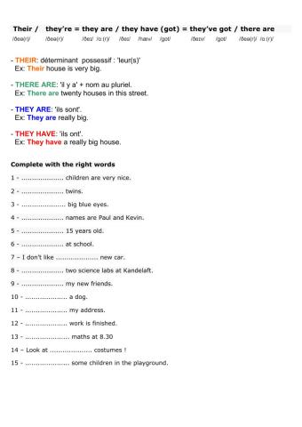 There their they are they have