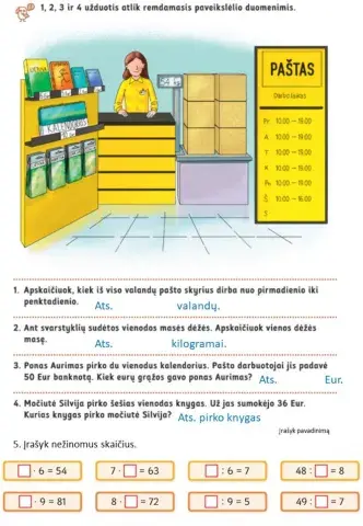 Raskime ir skaičiuokime