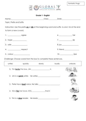 Prefixes-Suffixes FF