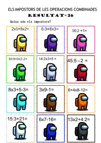 Els impostors de les operacions combinades