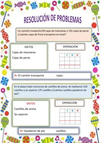 Problemas  con sumas y restas