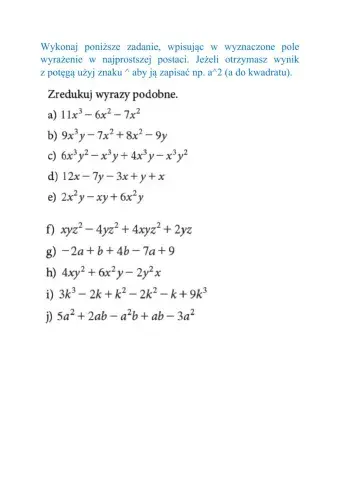 Redukcja wyrazów podobnych