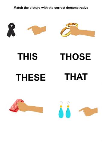 Match the demonstratives