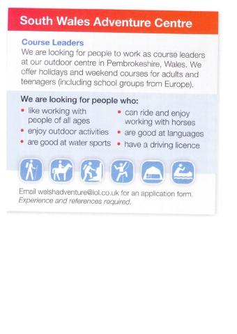 Outdoor Ad and letter