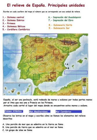 Relieve de España(básico)