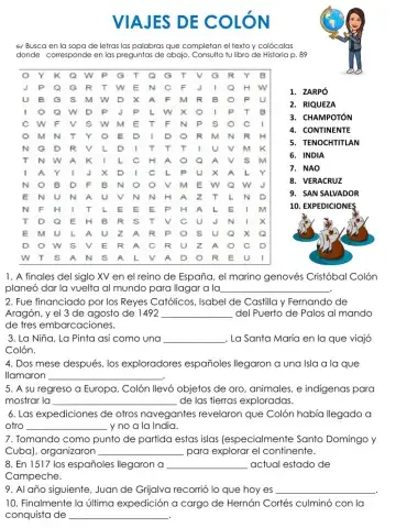 Los viajes de Colón