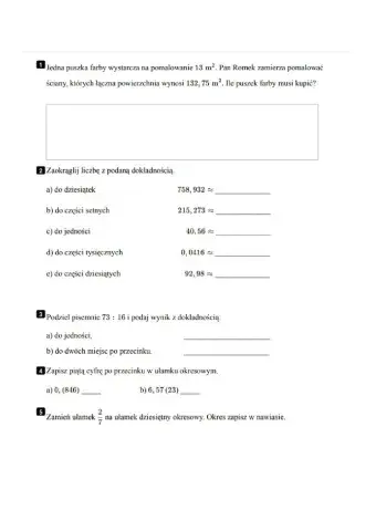 Rozwinięcie dziesiętne ułamka zwykłego