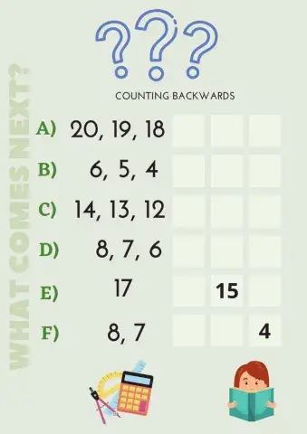 Math - Counting Backwards