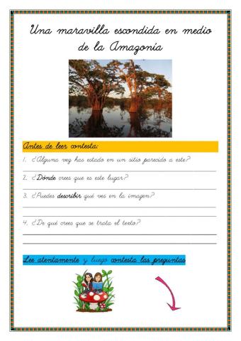 Una maravilla escondida en medio de la Amazonía