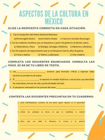 Aspectos de la cultura en México
