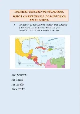 La isla de santo domingo