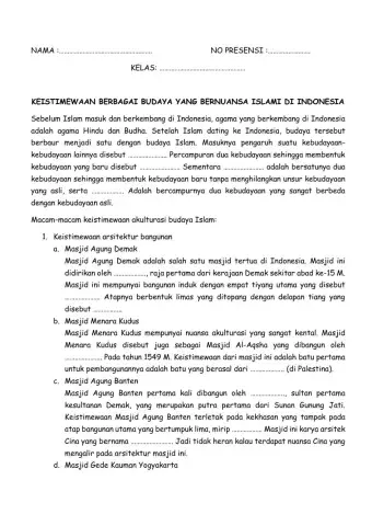 Keistimewaan Berbagai Budaya yang Bernuansa Islami di Indonesia
