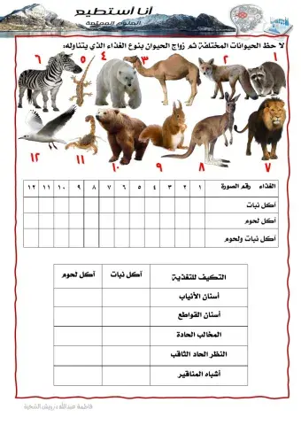 الحيوانات في المواطن