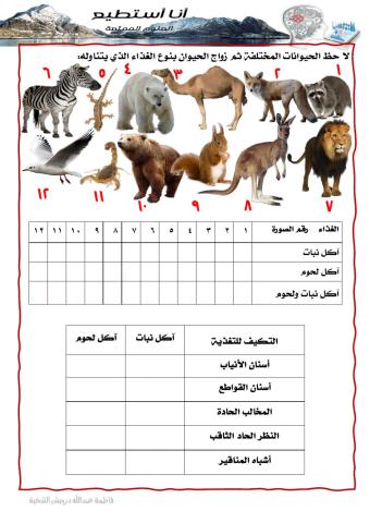 الحيوانات في المواطن