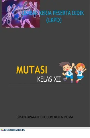 Lkpd Digital Biologi Mutasi