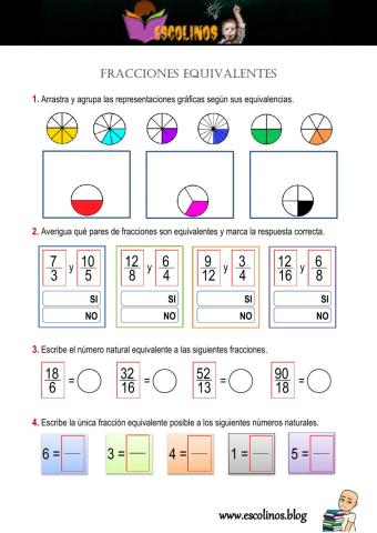 Fracciones equivalentes I