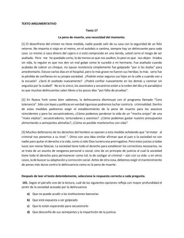 Texto Argumentativo