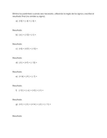 Paréntesis en adición de enteros