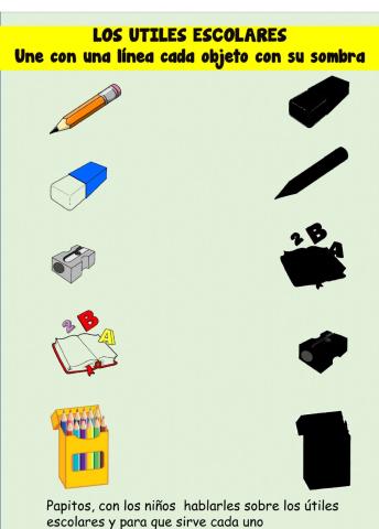 Los útiles escolares