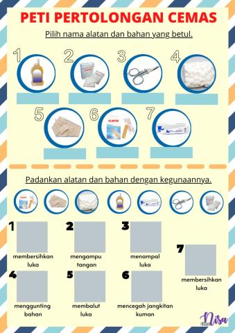 Alat dan bahan peti pertolongan cemas