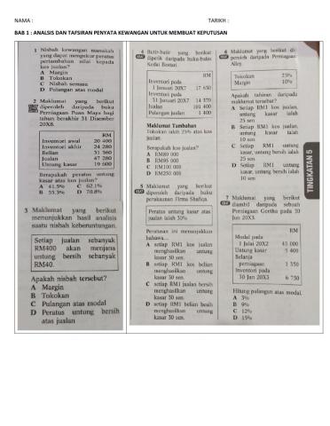 Bab 1 ting 5 analisis nisbah