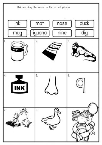 Phonics Year 1 (i,n,m,d)
