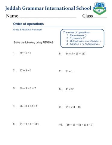 Order of operations-2