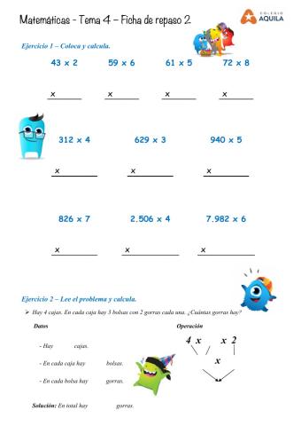 Matemáticas - Repaso T4 - 2