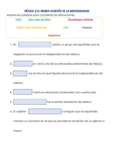 México después de la independencia
