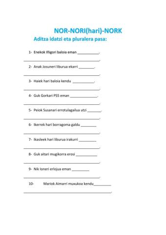 Nor nori nork (hari1)